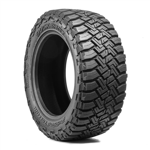 [CBSRT04] LT35X12.50R17 BUCKSHOT R/T 10PLY 125R BLK 65psi***50K****+ROAD HAZARD