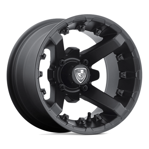 [FA-138-M] FA138 BATTLE 12X7 FLAT BLACK -47MM