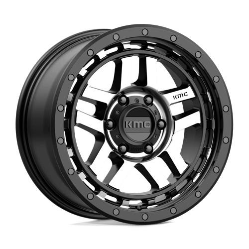 [KM54088577518] KM540 18X8.5 6X120 S-BLK MACH 18MM