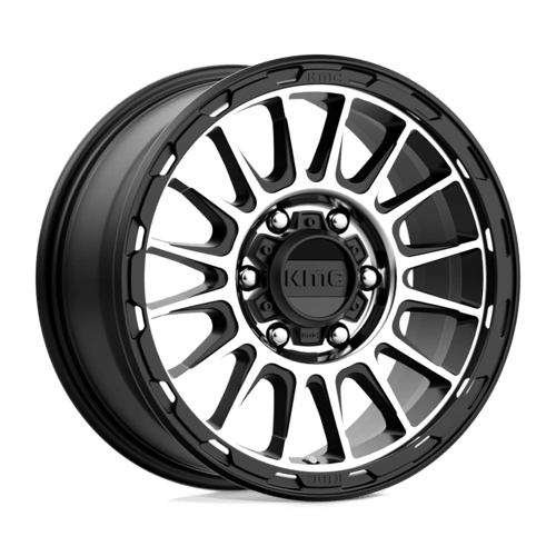 [KM54268068500] KM542 16X8 6X5.5 S-BLK MACH 00MM