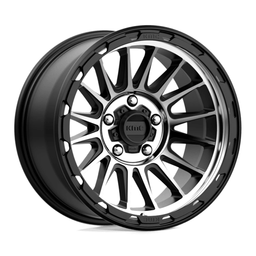 [KM54279050512N] KM542 17X9 5X5.0 S-BLK MACH -12MM