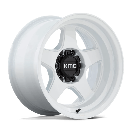 [KM728WX17856318] LOBO 17X8.5 6X135 87 G-WHT +18