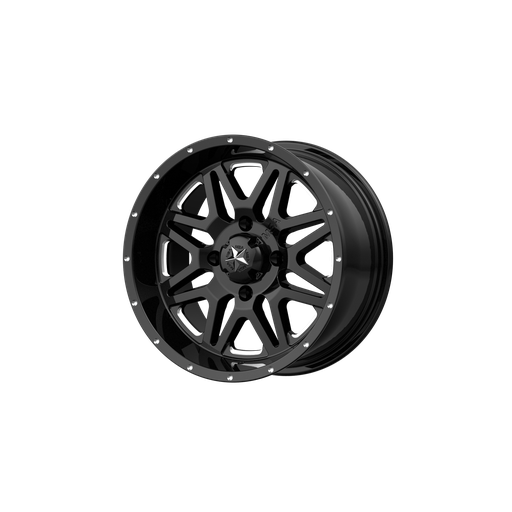 [M26-04737M] M26 VIBE 14X7 4X137 MILLED G-BLACK 00MM