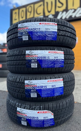 [ATL4] 185/65R15 ATLANDER AX77 88H 560-A-A 50K + ROAD HAZARD