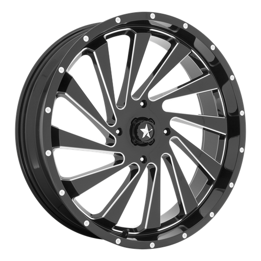 [M46-022756M] BLADE UTV 22X7 4X156 115 G-BLK-MILL +0