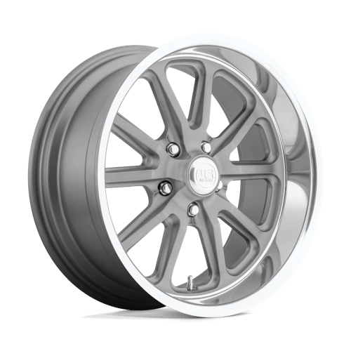 [U11118806145] US MAGS RAMBLER 18X8 5X120 +01 72.56 GUNMETAL W/DIAMOND CUT LIP