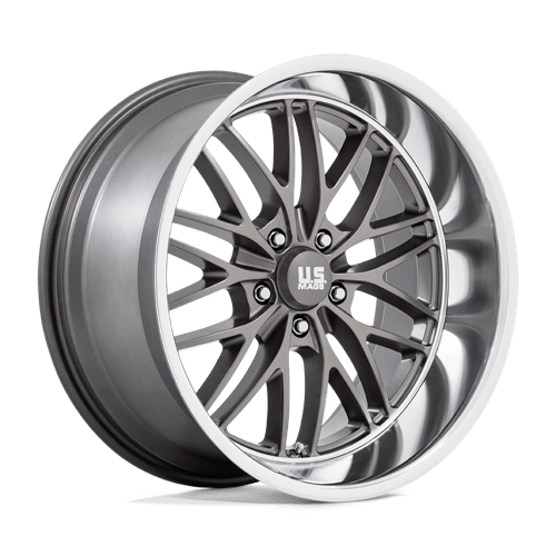 [U13920857350] US MAGS SANTA CRUZ 20X8.5 5X5 +6MM 78.1 ANTHRACITE W/ DIAMOND CUT LIP