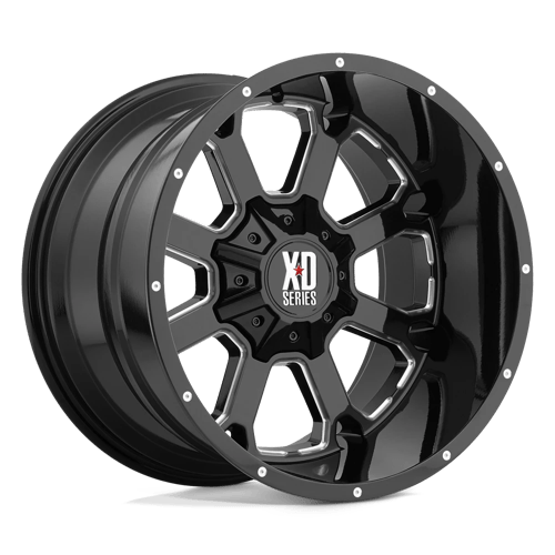 [XD82521067324N] XD825 20X10 6X135/5.5 G-BLK MILL -24MM
