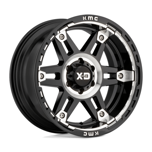 [XD84021088318N] XD840 20X10 8X180 G-BLK MACH -18MM