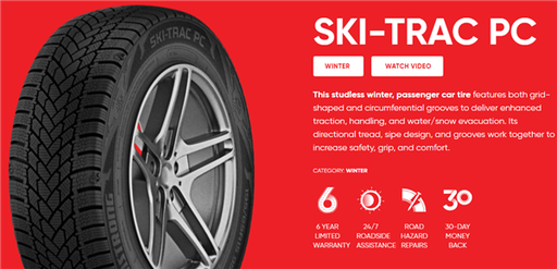 [1200050981] 155/80R13 ARMSTRONG SKI-TRAC PC 79T + ROAD HAZARD