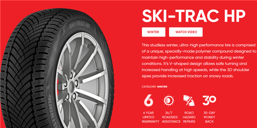 [1200051004] 215/55R17 ARMSTRONG SKI-TRAC HP STUDLESS 98V XL +ROAD HAZARD