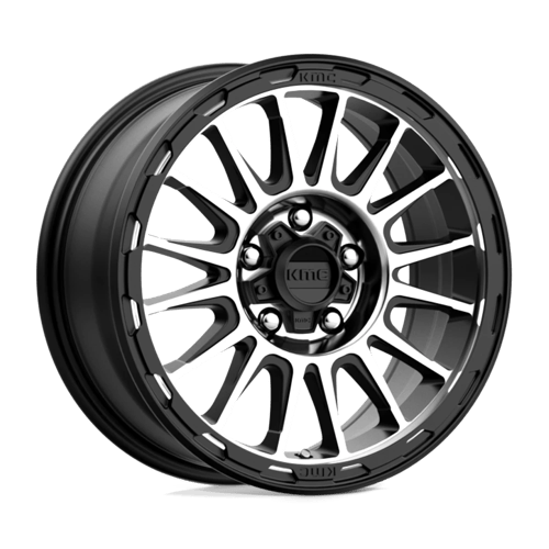 [KM54267042530] KM542 16X7 5X110 S-BLK MACH 30MM