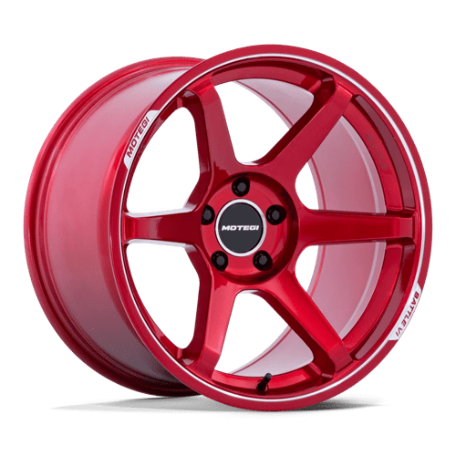 [MR160QD18951225] BATTLE VI 18X9.5 5X4.5 72 +25 CHY-RD-MCH