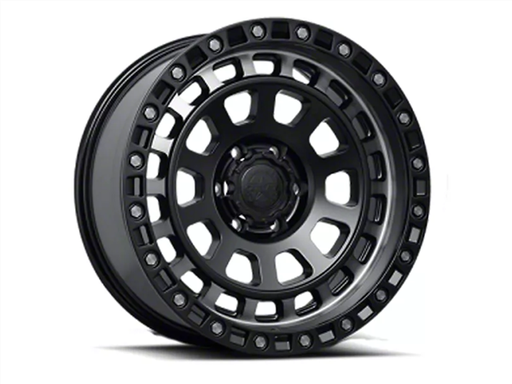 [67649 MAVERICK132-2985B] AMERICAN OUTLAW MAVERICK 20X9-10 5X139.7 C.B-108 BKMT BLACK TINT MACHINE SPOKES W/MILLED RIVETS