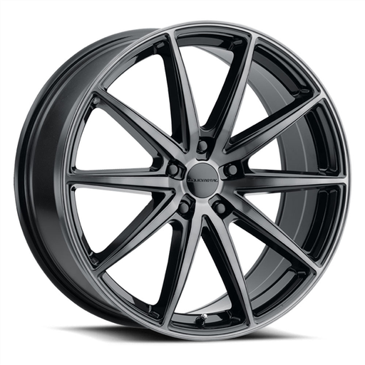 [39-6765BT] LIQUID METAL RAVEN 16X7+40 5X114.3 C.B-73.1 BMT BLACK MACHINED TINTED