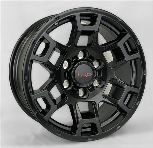 [AO9989188047+15SMB] TRD TR-5 AO9989 18X8+15 6X139.7 C.B 106.10 SEMI MATT BLACK