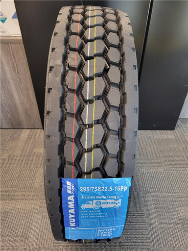 [11225DKUYAMA] 11R22.5 KUYAMA K-LUG03 ( 18 PLY ) DRIVE TIRE CSD