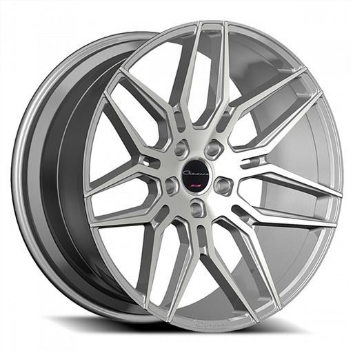 [2090F35GOBOGMS] 20X9 5X114.3 +35 C.B-73.1 (MS) GLOSS SILVER W/ MACHINED FACE BOGOTA(GIOVANNA)