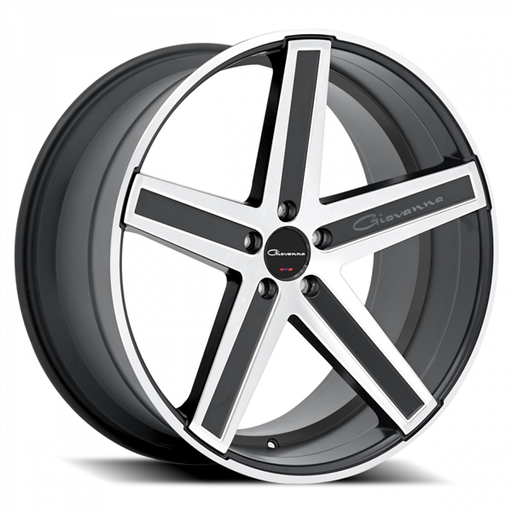 [2290B30GOD5MB] 22X9 5X120 +30 C.B-72.56 MACHINE BLACK DRAMUNO (GIOVANNA)