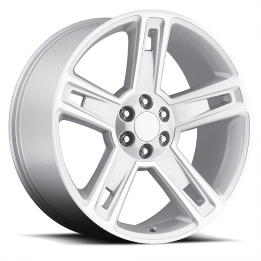 [IVRP03022SMF] 22X9 SILVERADO REPLICA 6X139.7 +31 CB78.1 SILVER MACHINE FACE