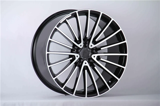 [45720855112SBMR] 457 20X8.5 5X112 +35MM 66.6 BLACK MILLED