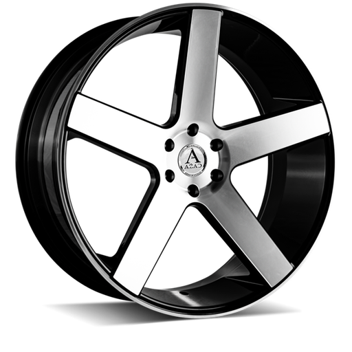 [AZ5198225115BMF] AZ5198 22X9.5 5X115 +15 CB73.1 GLOSS BLACK MACHINED FACE