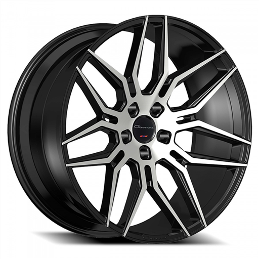 [2215B35GOBOGMB] BOGOTA 22X10.5 5X120 +35 74.1 MB(GLOSS BLACK W/MACHINED FACE)