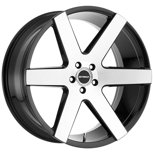 [S60452025GBM] CODA 24X10 5X120 +25 CB72.6 GLOSS BLACK MACHINED