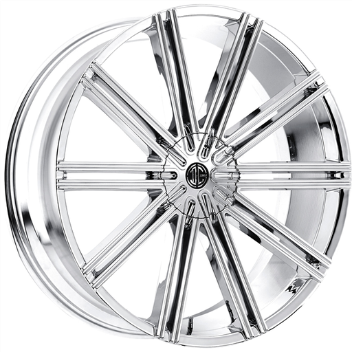 [N47-2295Z15MC-2] 2 CRAVE-N47 CHROME 22X9.5 6X5.5 +15 +78.3