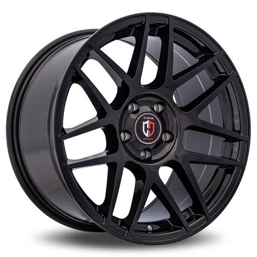 [C300-19101143873BLK] CURVA C300 19X10 5X114.3 +38 C.B73.1 GLOSS BLACK