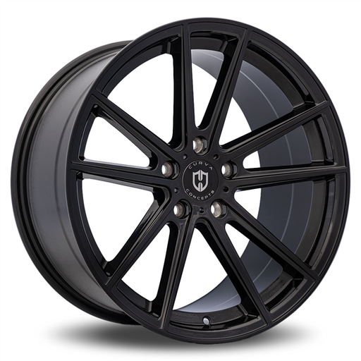 [C44-19851123566BLK] CURVA C44 19X8.5 5X112 +35 CB66.56 GLOSS BLACK