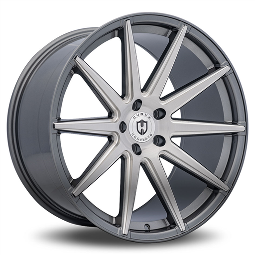 [C49-20905114+3073GMBF] CURVA C49 20X9 5X114.3 +30 CB73.1 GUNMETAL BRUSHED FACE MILLING WINDOWS