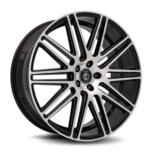 [C50-22105BLNK4073BMF] C50 22x10.5 Blank 40 73.1 Gloss Black Machine Face