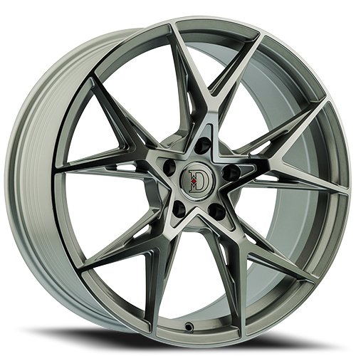 [D11285547+32SM] DEFY-WHEELS D11 SILVER MACHINE 20X8.5 5X120 +32 +72.6