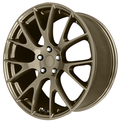 [CH-092210] DODGE HELLCAT REPLICA 22X10 5X115 +18 CB71.5 BRONZE