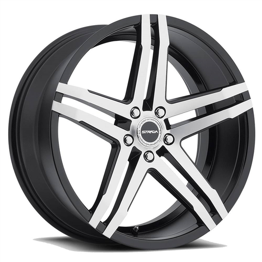 [S40051440GBM] DOMANI 20X8.5 5X114.3 +40 CB72.6 GLOSS BLACK MACHINED