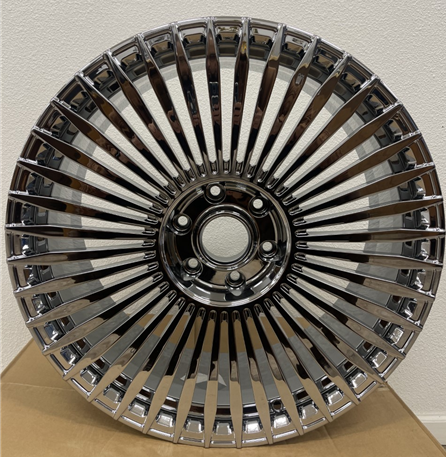 [AE330NC2251+31] AE-330 NANO CHROME 22X9.5 6X5.5 +31 +78.1 *FORGED 1 PC.* **SPECIAL BLOWOUT SALE** **NO CENTER CAPS**