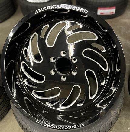 [AK306MB2252-18-D] AMERICAN FORGED- AK306 MILLING BRIGHT 22X10 6X5.5 -18 +106.1 *DRIVER SIDE*