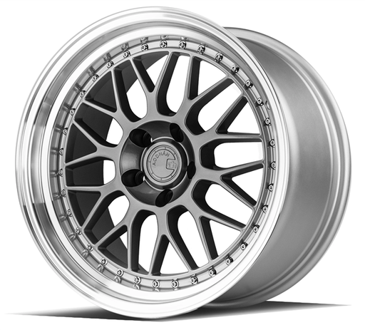 [AH021885511435HB] AODHAN-AH02 HYPER BLACK/MACHINE LIP 18X8.5 5X4.5 +35 +73.1 *DUAL PHASE FORGING CONSTRUCTION* DPF ?