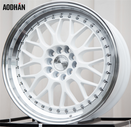 [AH021885511435WML] AODHAN-AH02 WHITE/MACHINE LIP 18X8.5 5X4.5 +35 +73.1
