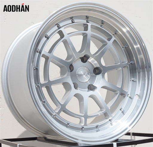 [AH04181055114325SMF] AODHAN-AH04 SILVER/MACHINE FACE & LIP 18X10.5 5X100 +30 +73.1