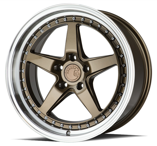 [DS05BR1929+15-2] AODHAN-DS05 BRONZE/MACHINE LIP 19X11 5X4.5 +15 +73.1