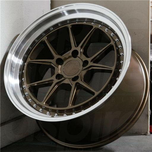 [DS81895511430BZ] AODHAN-DS08 GLOSS BRONZE/MACHINE LIP 18X9.5 5X4.5 +30 +73.1 *DUAL PHASE FORGING CONSTRUCTION* DPF ?
