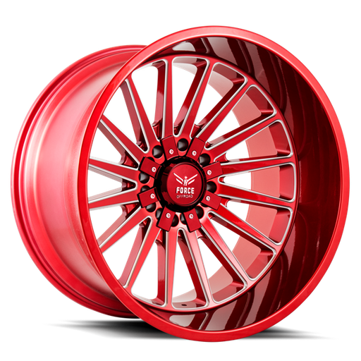 [F4022128165RED] F40 22X12 8X165.1 -44 CB125.1 CANDY RED MILLED
