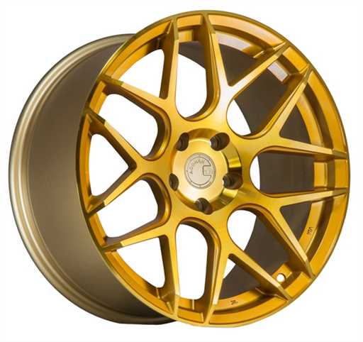 [LS002G1932+35] AODHAN-LS002 GOLD/MACHINE FACE 19X8.5 5X4.75/5X120 +35 +72.6