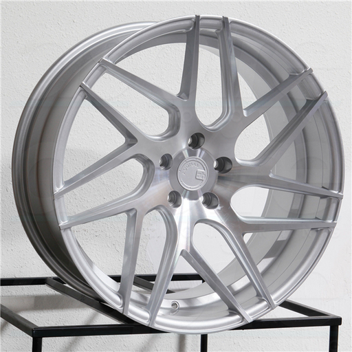 [LS008SM1829+35] AODHAN-LS008 SILVER/MACHINE FACE 18X8.0 5X4.5 +35 73.1 *NEW*