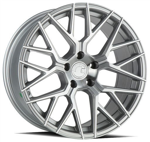 [LS009SMF1829+35] AODHAN-LS009 SILVER/MACHINE FACE 18X8.0 5X4.5 +35 +73.1 *NEW*