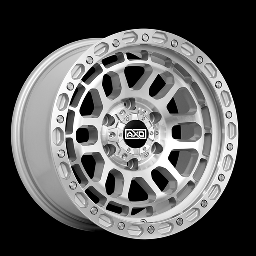 [AS4290655+00SM] AXD-OFFROAD AS4 MACHINE FACE SILVER ACCENT 20X9.0 6X5.5 +00 +106.1