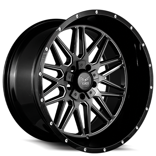 [F4424125139.7/150-44B/M] F44 24X12 5X139.7/150 -44MM 110.3 GLOSS BLACK MILLED