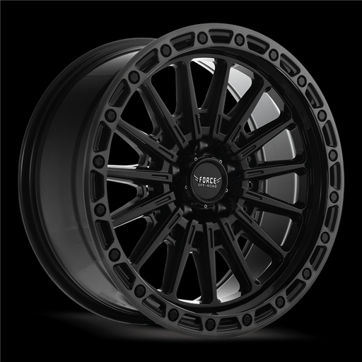 [F462095127ET0GB/DARKTINT] F46 20X9 5X127 +0MM 78.1 GLOSS BLACK MACHINED DARK TINT